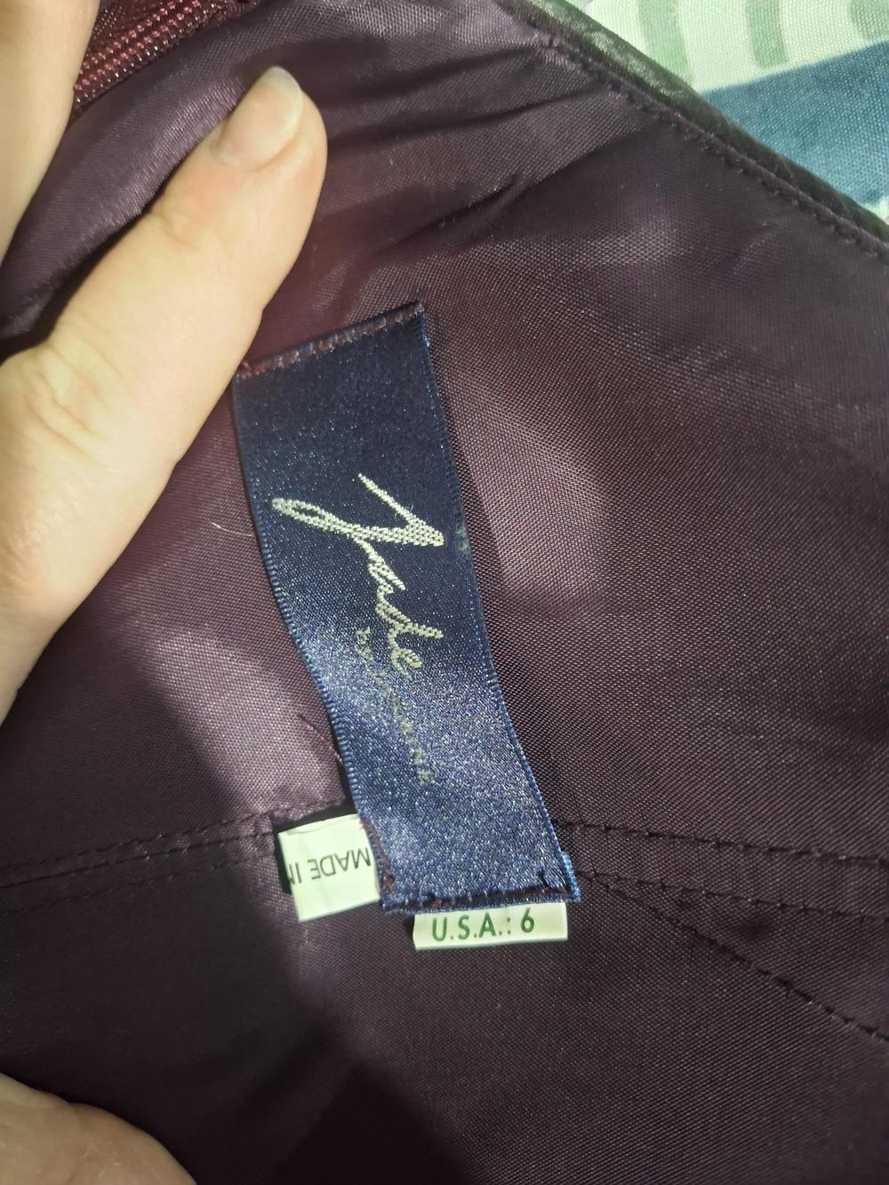 Nadine Merabi Plum Satin Dress (Plum)